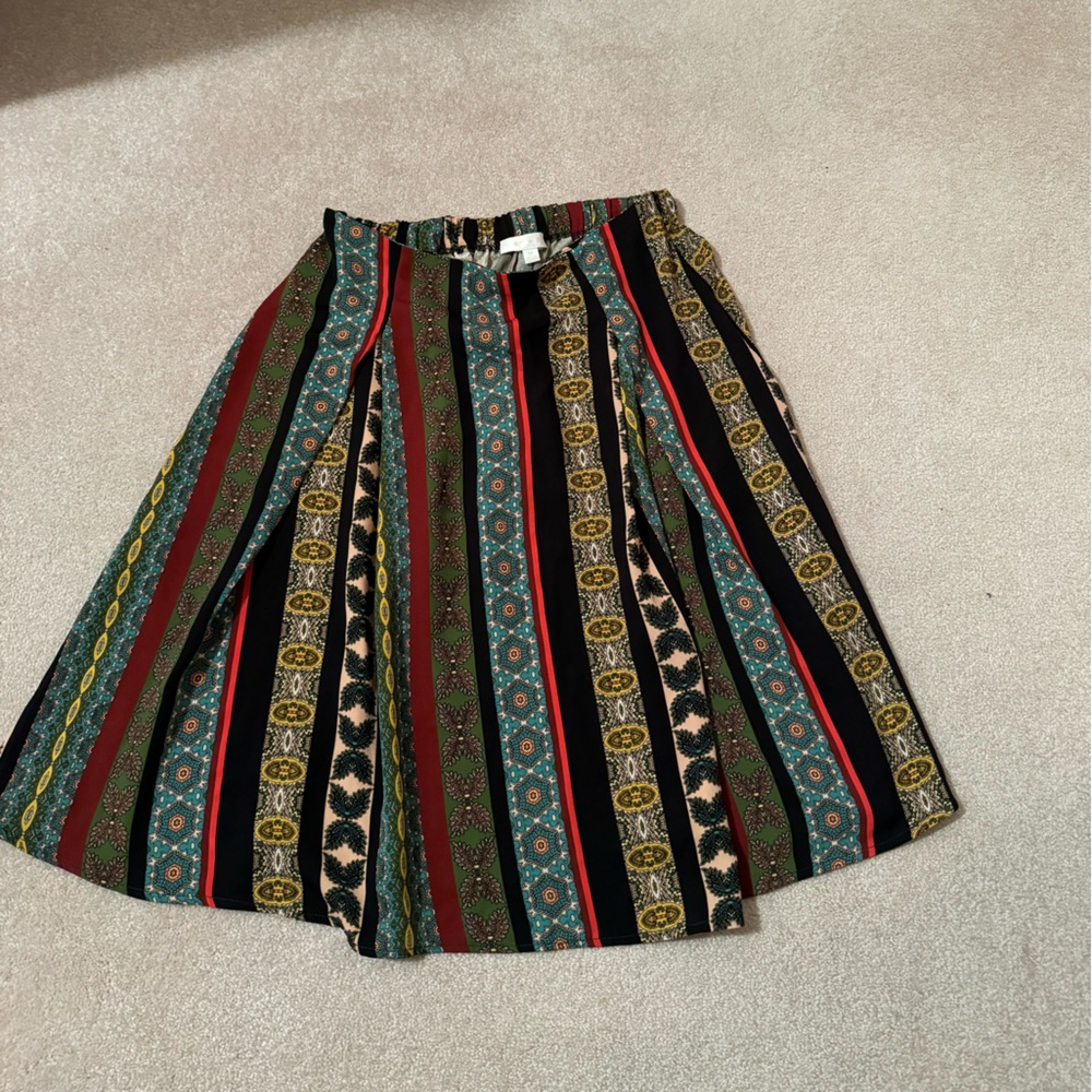 Anthropologie Eri Ali Scarf Print Skirt - Size M